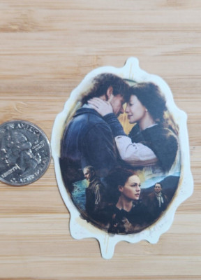OUTLANDER Sticker Jaime Fraser Sam Heughan Claire Fraser Caitriona Balfe