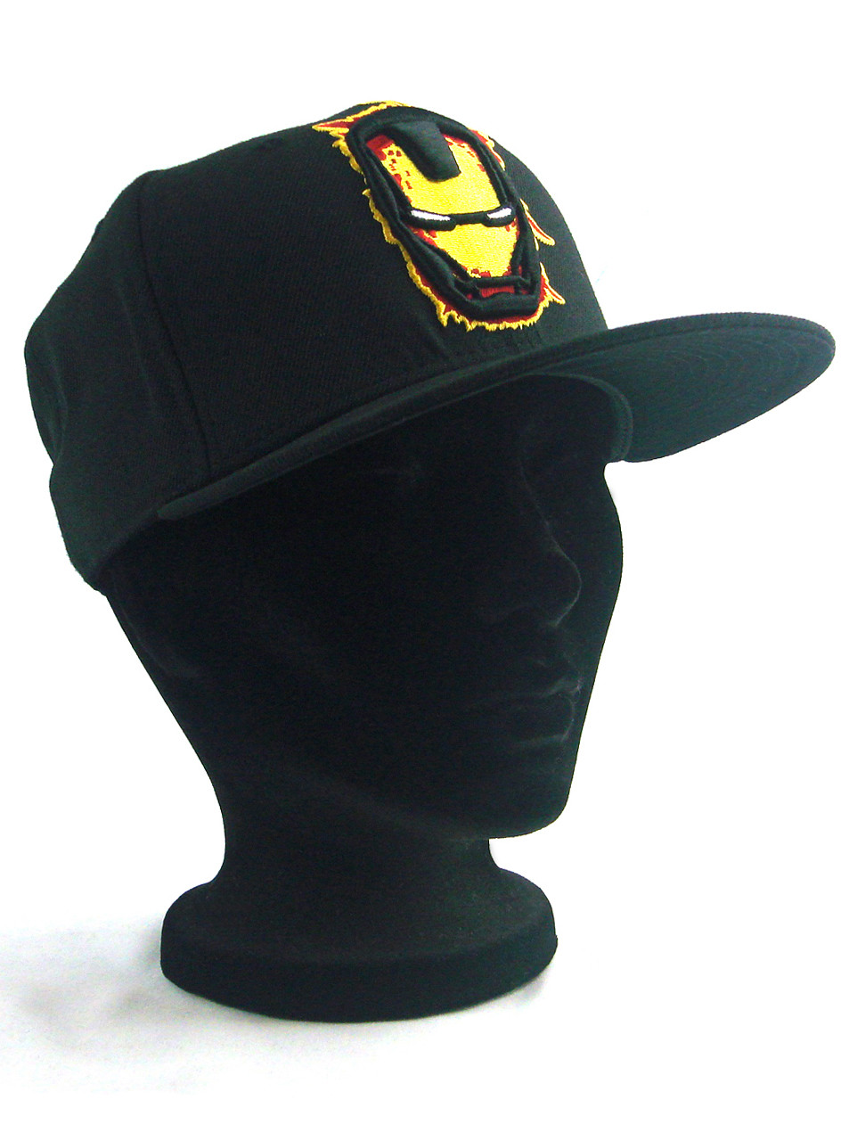 New Era Iron Man 59fifty Custom Fitted Hat Size 7 3/8 Marvel Eclipse Black NWT image 5