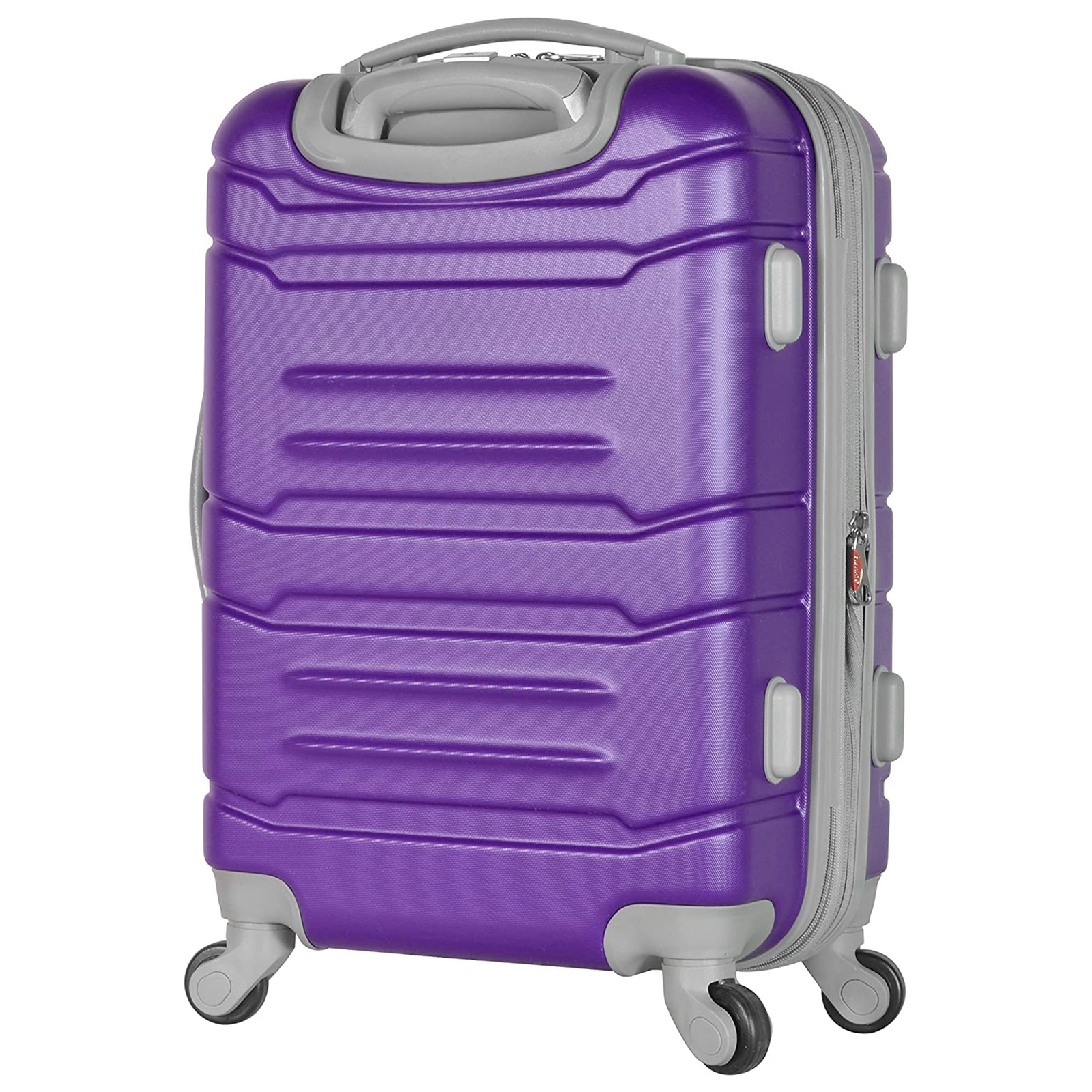 Olympia Denmark 21" Carry On 4 Wheel Spinner Luggage Suitcase, Purple (Open Box) eBay