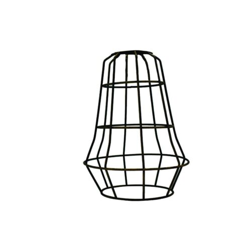 Vintage Ceiling Lightshade Metal Wire Cage Easy Fit Lampshade Hanging Lamp Shade - Picture 129 of 274