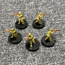 5X Axis  Allies Counteroffensive 29 DAK Infantry Miniatures Soldier Miltary