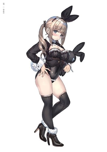 Standing Bunny girl GAKAKU dojin art book 16 artists illustrations yom tachi New - Picture 6 of 7