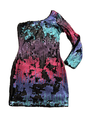 strapless open back dress Samantha Pink Sequin Long Sleeve Wrap Dress main image 0