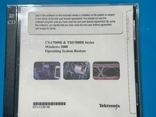 Tektronix Operating System Restore CSA7000B TDS7000B Windows 2000 063-3630-00