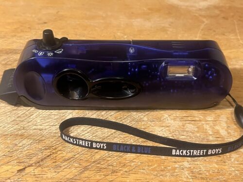 Rare Polaroid I Zone Camera Backstreet Boys Black & Blue Tour 2001. Tested Works - 第 1/15 張圖片
