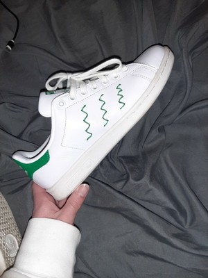 stan smith zig zag blue