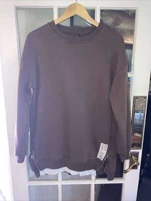 Brauner Freizeitpullover Größe M (E9)