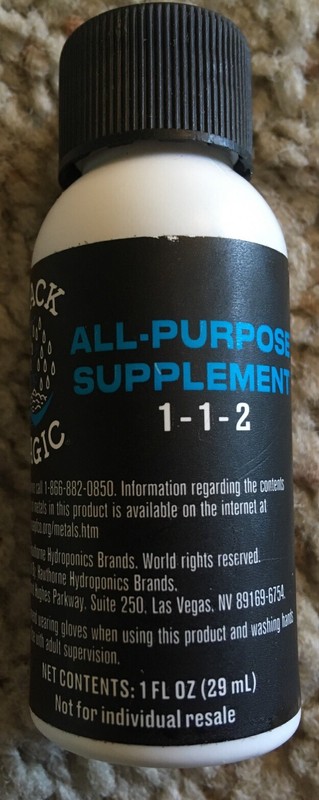 Black Magic Cal-Mag All Purpose Plant 🌱 & Roots Food & Supplement 1 oz - New!!!