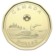Canada 2025, King Charles III, $1 Dollar Coin, Lonnie from First Strike Roll, BU
