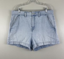 GAP High Waist Shorts 3.5" Inseam Light Bristol Denim Jean Shorts Womens 14