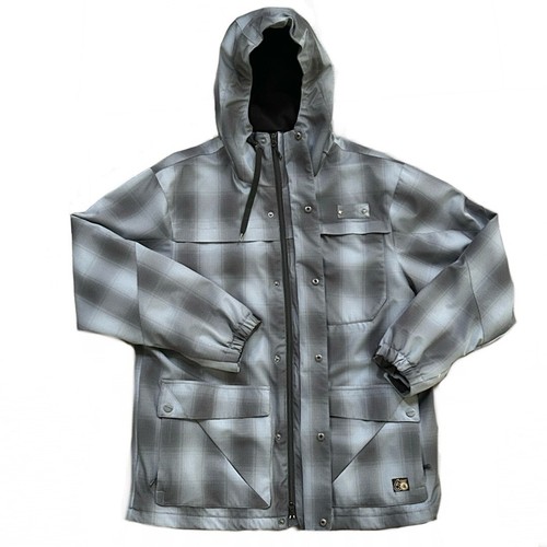Body Glove Hombre Snowboard Esquí Invierno Chaqueta Cremallera Completa Con Capucha Forrada Gris Talla M - Imagen 6 de 9