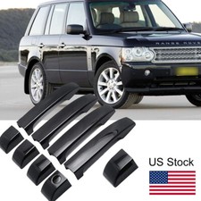 9pcs Black Side Door Handle Cover Trim For 2002-12 Land Rover Range Rover L322 9pcs Black Side Door Handle Cover Trim For 2002-12 Land Rover Range Rover L322
