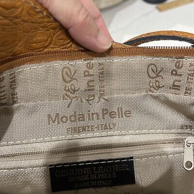 Genuine leather borse in pelle made in italy Ostrich Pattern Genuine leather borse in pelle made in italy Ostrich Pattern