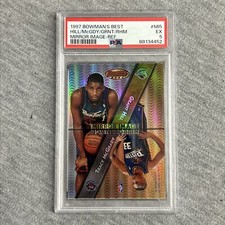 1997 Bowman's Best Mirror Image MI5 McGrady/Hill/Abdur-Rahim/Garnett PSA 5 EX