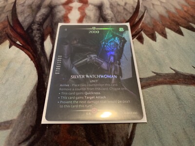 Argent Saga Singles - Silver Watchwoman (0706/1000) - Full Art Stamped