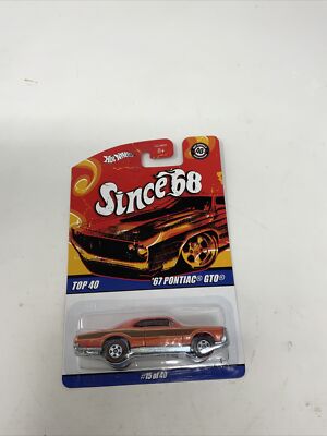 ミニカー Hot Wheels Classics 1967 PONTIAC GTO Amazon.com: hot wheels classics series 2 1967 pontiac gto