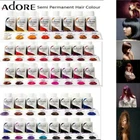 ADORE SEMI PERMANENT HAIR COLOUR / HAIR DYE ALCOHOL FREE 118ml-FAST UK POST!!