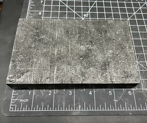 Coarse Grain Graphite Block Approximately 1" x 3.5" x 6"