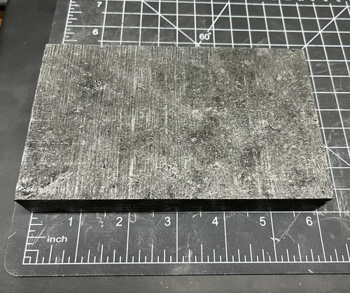 Coarse Grain Graphite Block Approximately 1" x 3.5" x 6"