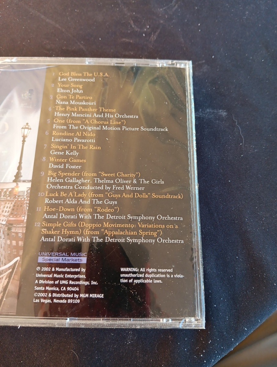 洋楽 FOUNTAINS OF BELLAGIO CD BELLAGIO Fountains of Bellagio CD BRAND NEW FACTORY SEALED