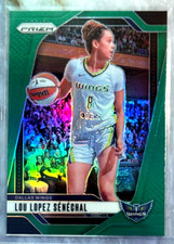 Lou Lopez Senechal 2024 Panini Prizm WNBA Green Prizm - #121  Dallas Wings
