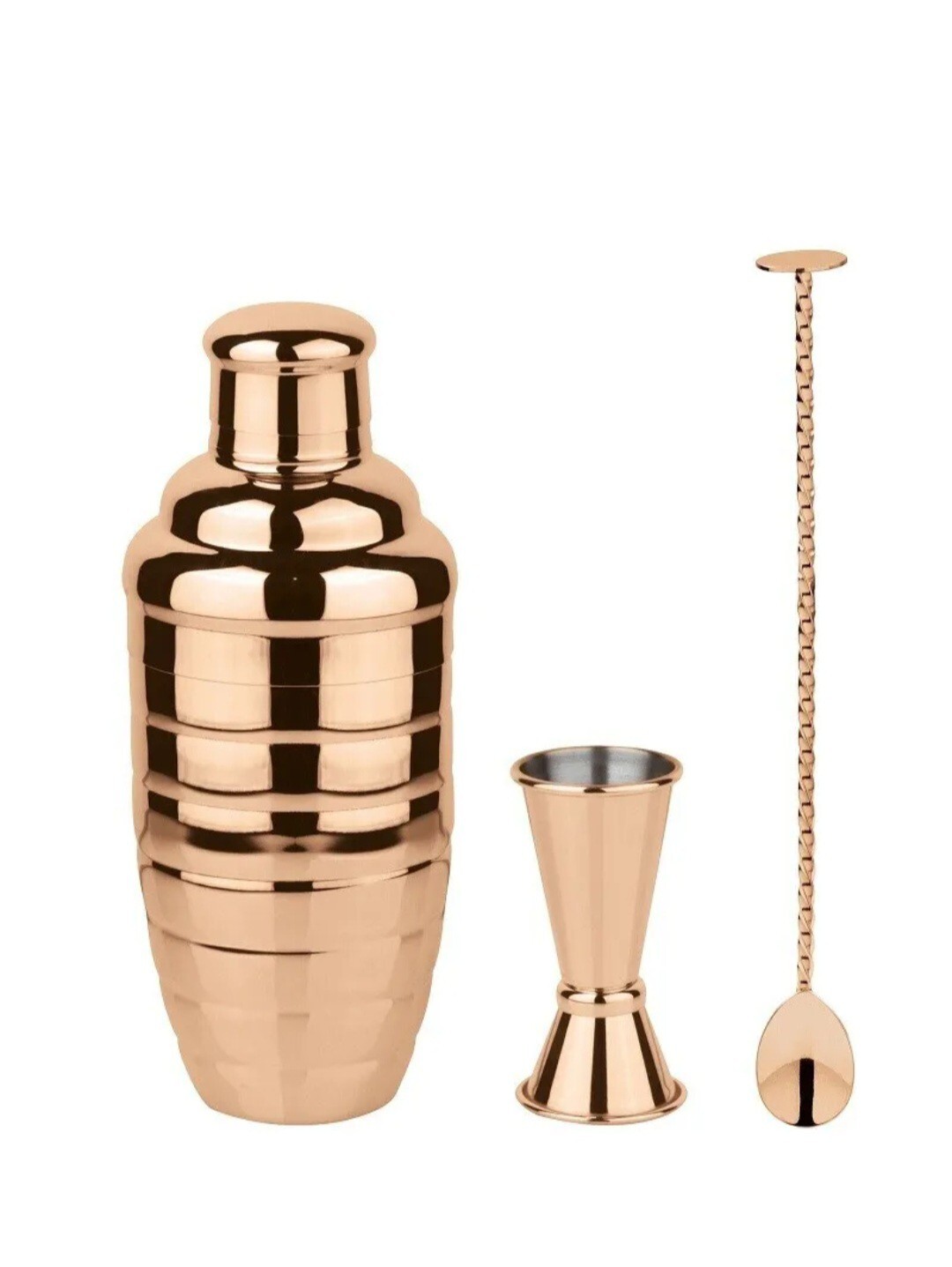 Set Mixology Paderno Bombay 3 Pezzi Inox: Shaker e Accessori Essential