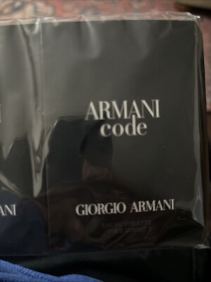 New ARMANI CODE Men by Giorgio Armani 0.04oz-1.2ml EDT Spray SAMPLE VIAL - READ