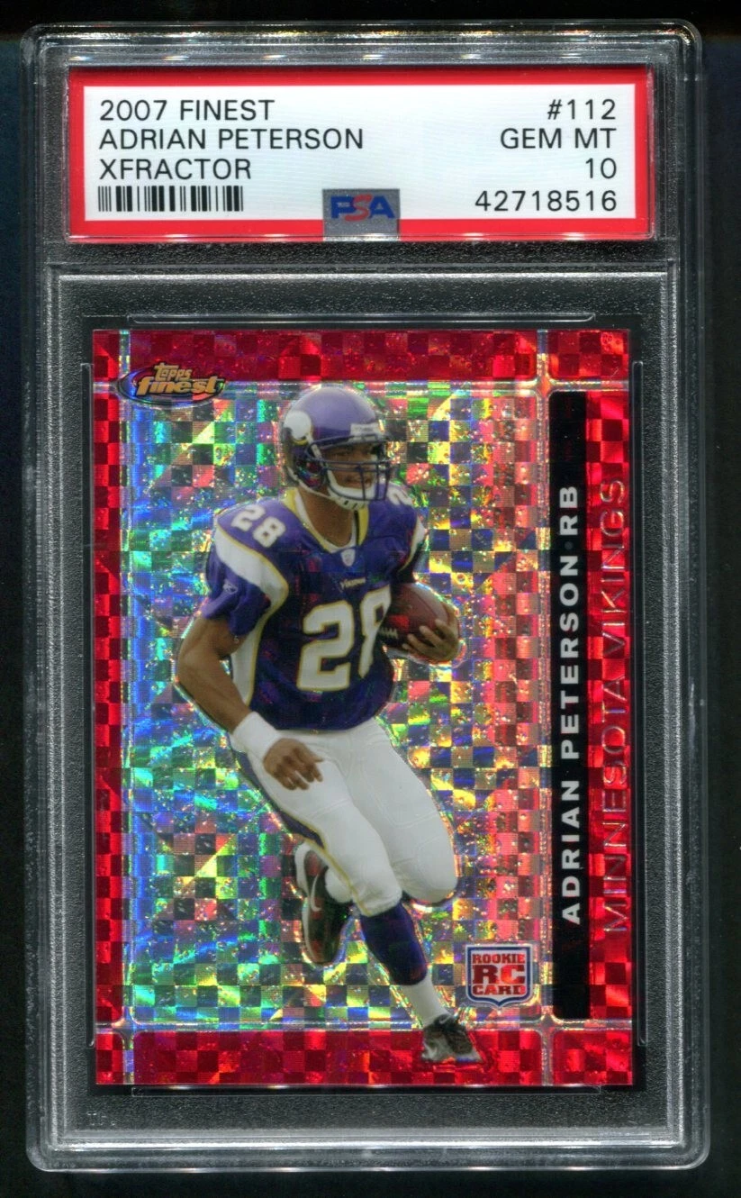 Adrian Peterson Finest #112 Xfractor