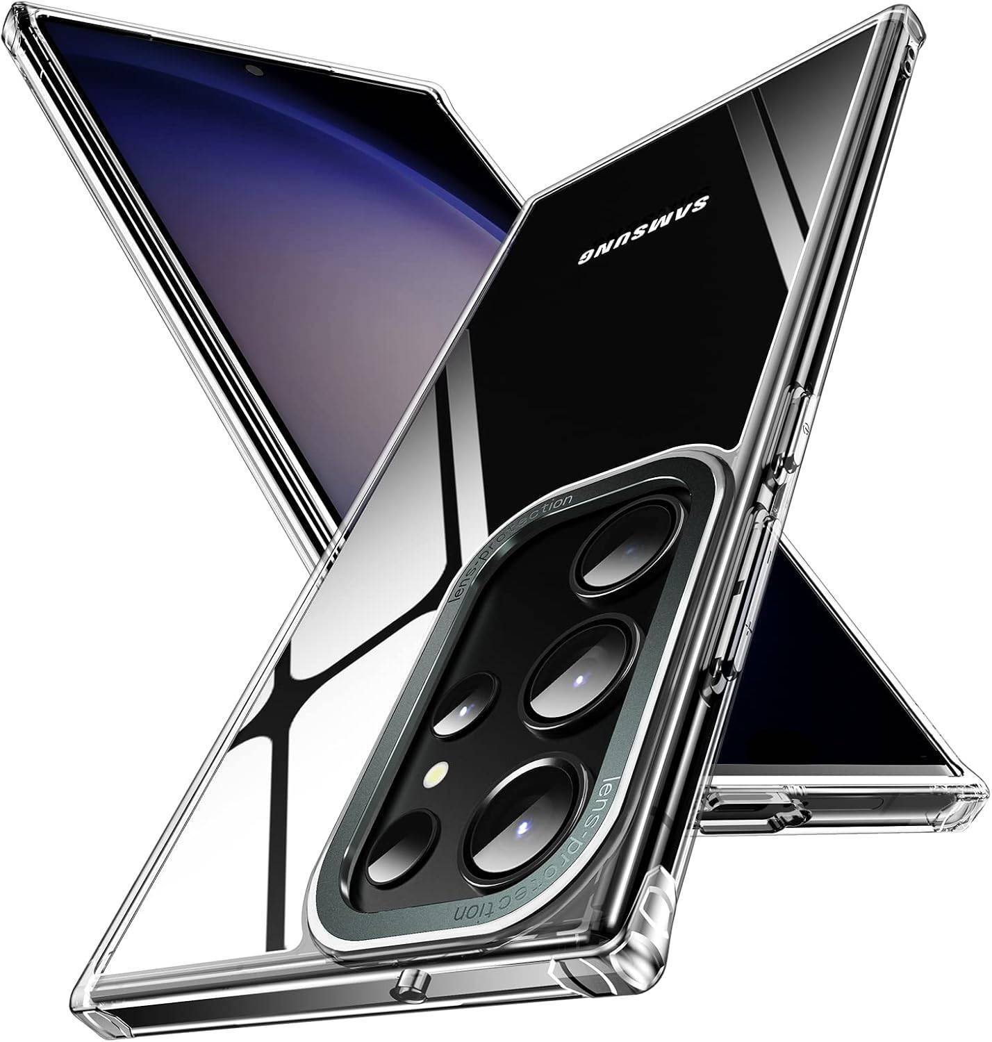 Samsung Galaxy S23 Ultra Clear Case Military Grade Shockproof Camera Protection-image