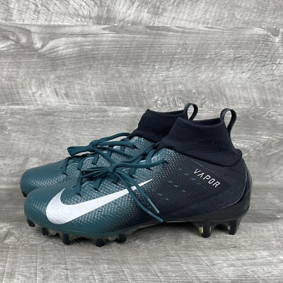 Nike Vapor Untouchable Pro 3 Football Cleats Sz 10 Eagles Green Black AO3021-003