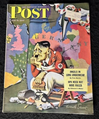Vintage The Saturday Evening Post July 31, 1943 Magazine