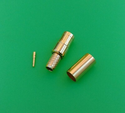 (1 PACK) SMB Male Crimp RG58 RG142 RG400 LMR195 Connector - USA Seller