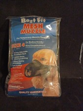 Best Fit Mesh Muzzle Size 4 for Medium Dogs