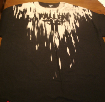 Fallen skateboard Acid rain T shirt SIGNED Josh Harmony (000)