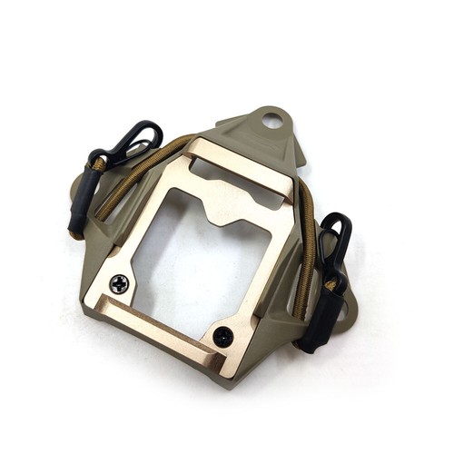 Casco de montaje táctico de 3 agujeros cubierta hebilla elástica modular para L4G24 L4G19 NVG - Imagen 9 de 9