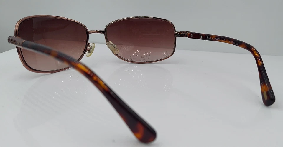 Gafas de sol Fossil Bianca bronce ovaladas de metal SOLO MARCOS Foto 3 de 4