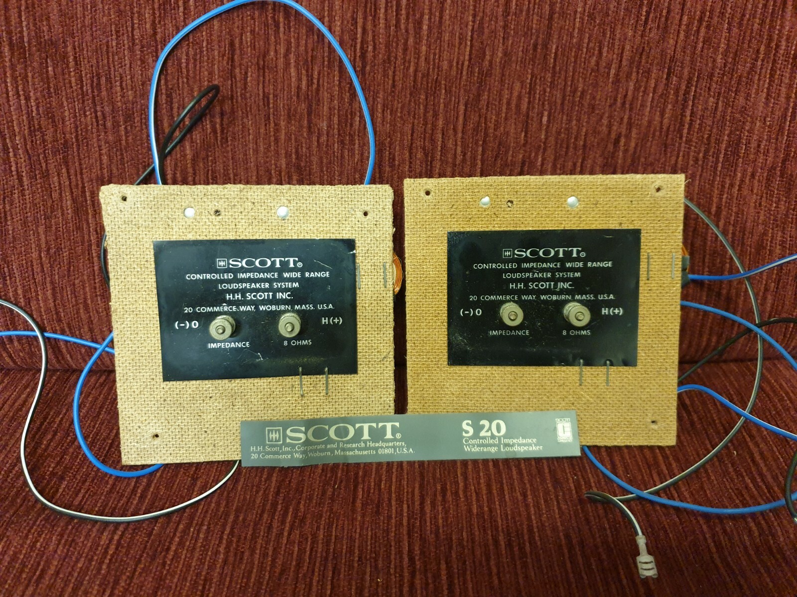 Enceintes scott s30 vintage - Photo, audio & vidéo