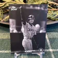 2024 Topps Black & White Baseball MLB Ichiro Base Card #8 Seattle Mariners