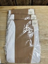 3 Pair Vintage National  s Guaranteed Hosiery Not Sure Style S7 Neutral Beige One
