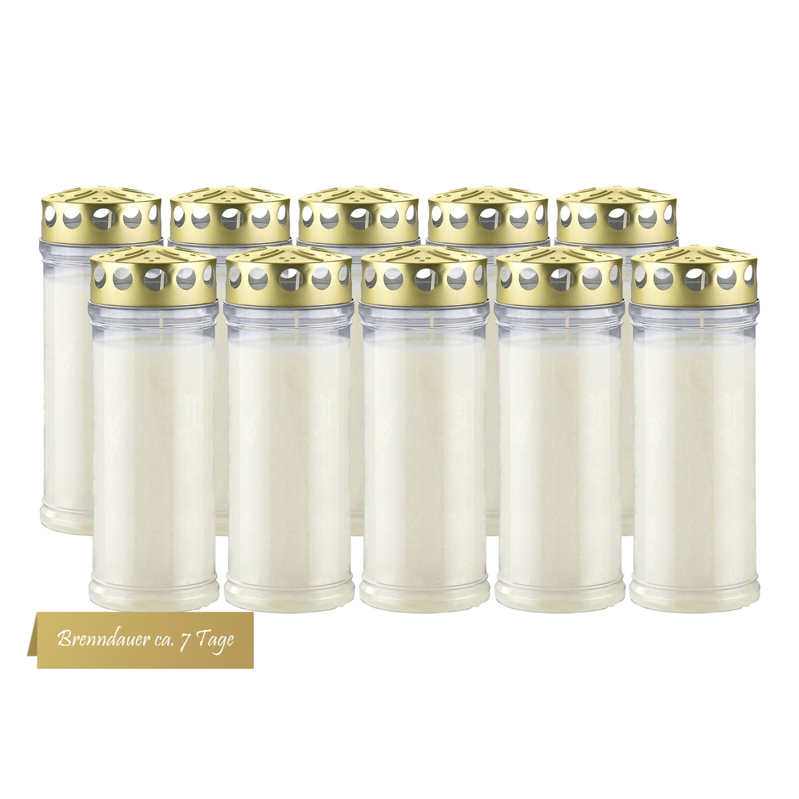 Kimiza Grabkerze In Herzform - Bunte Gedenkkerze Mit 4 Tagen Brenndauer Aus Paraffinwachs