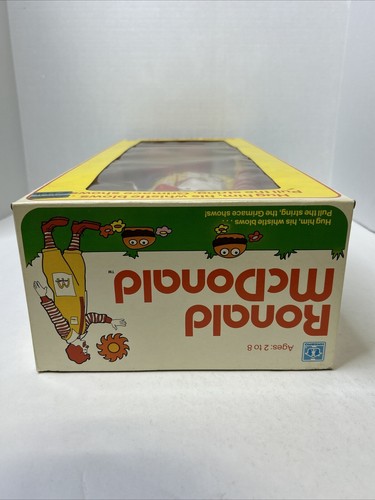 1978 Ronald McDonald Whistle & Grimace Plush Doll Hasbro 21" SEALED Box #2 Z5 - Picture 5 of 6