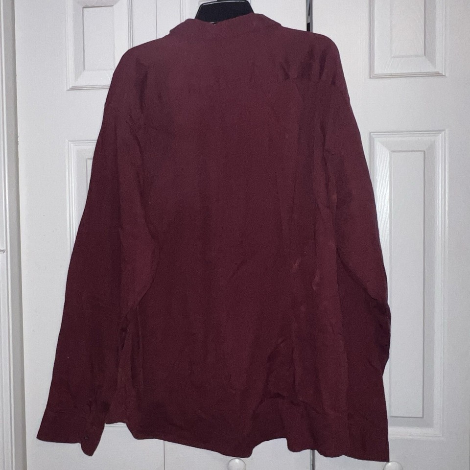 Wrangler Flex For Comfort Long Sleeve Button Down Shirt Mens Sz 3XL
