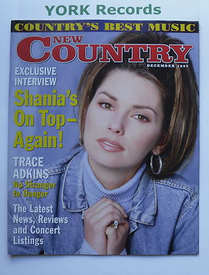NEW COUNTRY MAGAZINE - December 1997 - Shania Twain / Trace Adkins