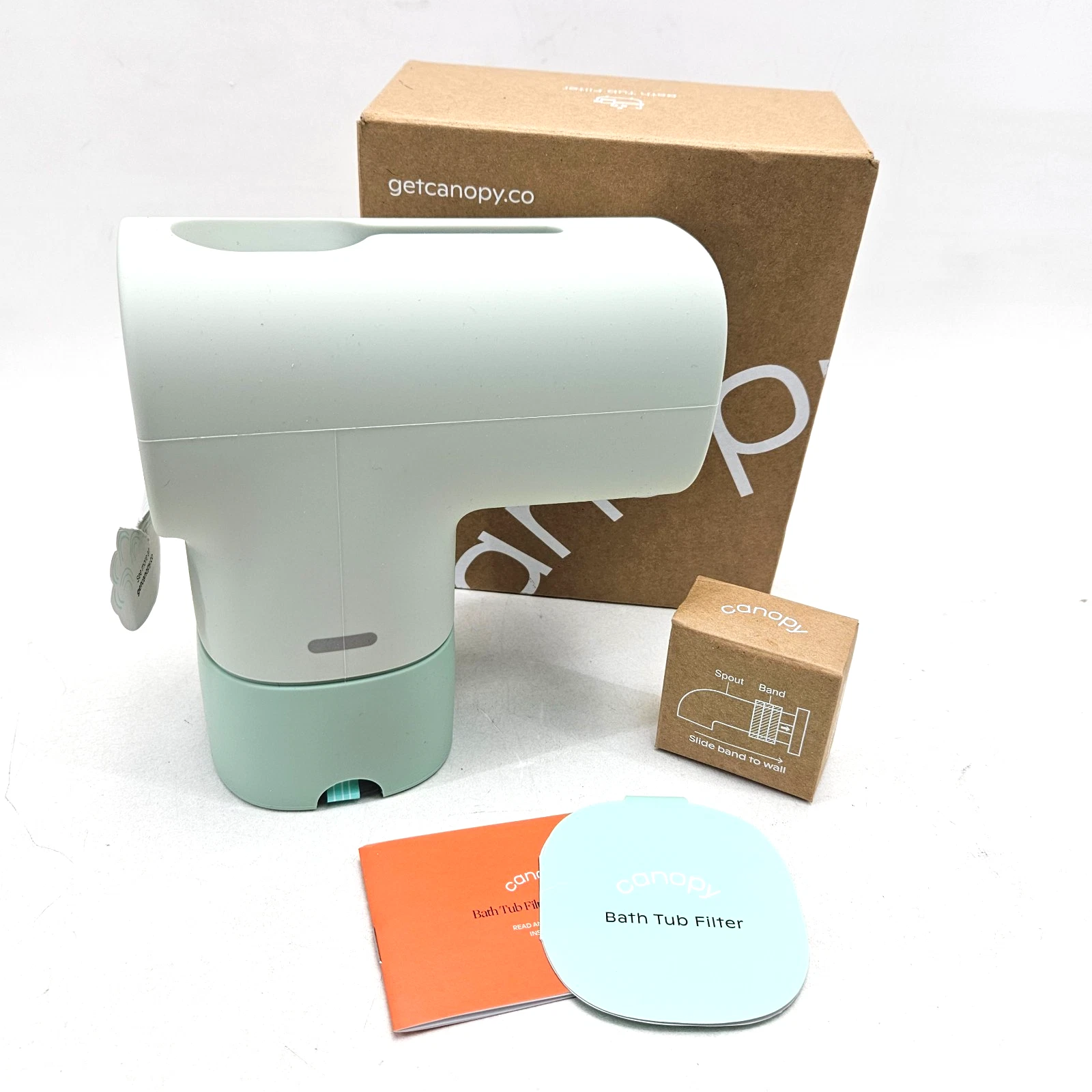 Canopy Baby Bath Tub Filter BPA-Free Silicone Spout Cover Activated Carbon
Opens in a new window or