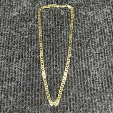 14K Gold Filled Diamond Cut Cuban Link Chain Necklace 22 4mm Unisex 43G