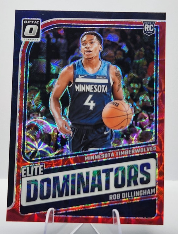 Rob Dillingham 2024-25 Panini Donruss Optic  Scope Elite Dominators RC #1