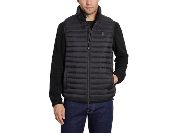 МУЖСКОЙ ПУХОВИК IZOD НА МОЛНИИ - РАЗМЕР МУЖСКОЙ L - ЧЕРНЫЙ 9690₽