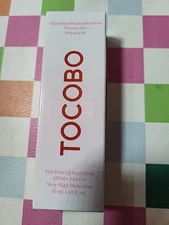 Tocobo Vita Tone Up Sun Cream SPF50+ PA++++ 50ml 1.67oz Exp 3/2027 New/Boxed