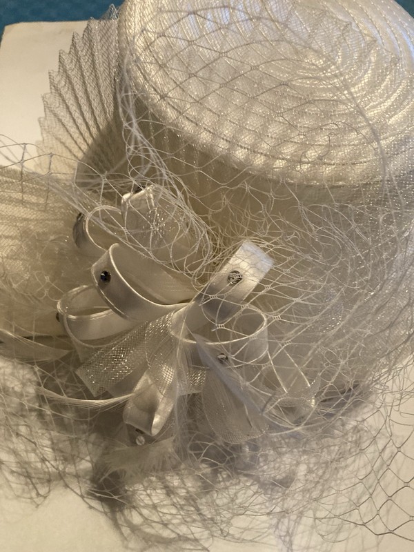 Giovanna Ladies Derby White Hat