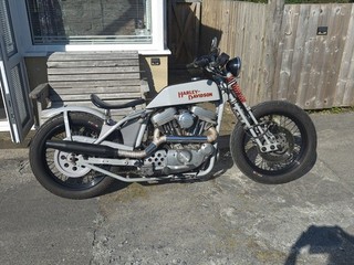 Harley Davidson Sportster 883 2000 Unique Board Track Style Springer Hardtail